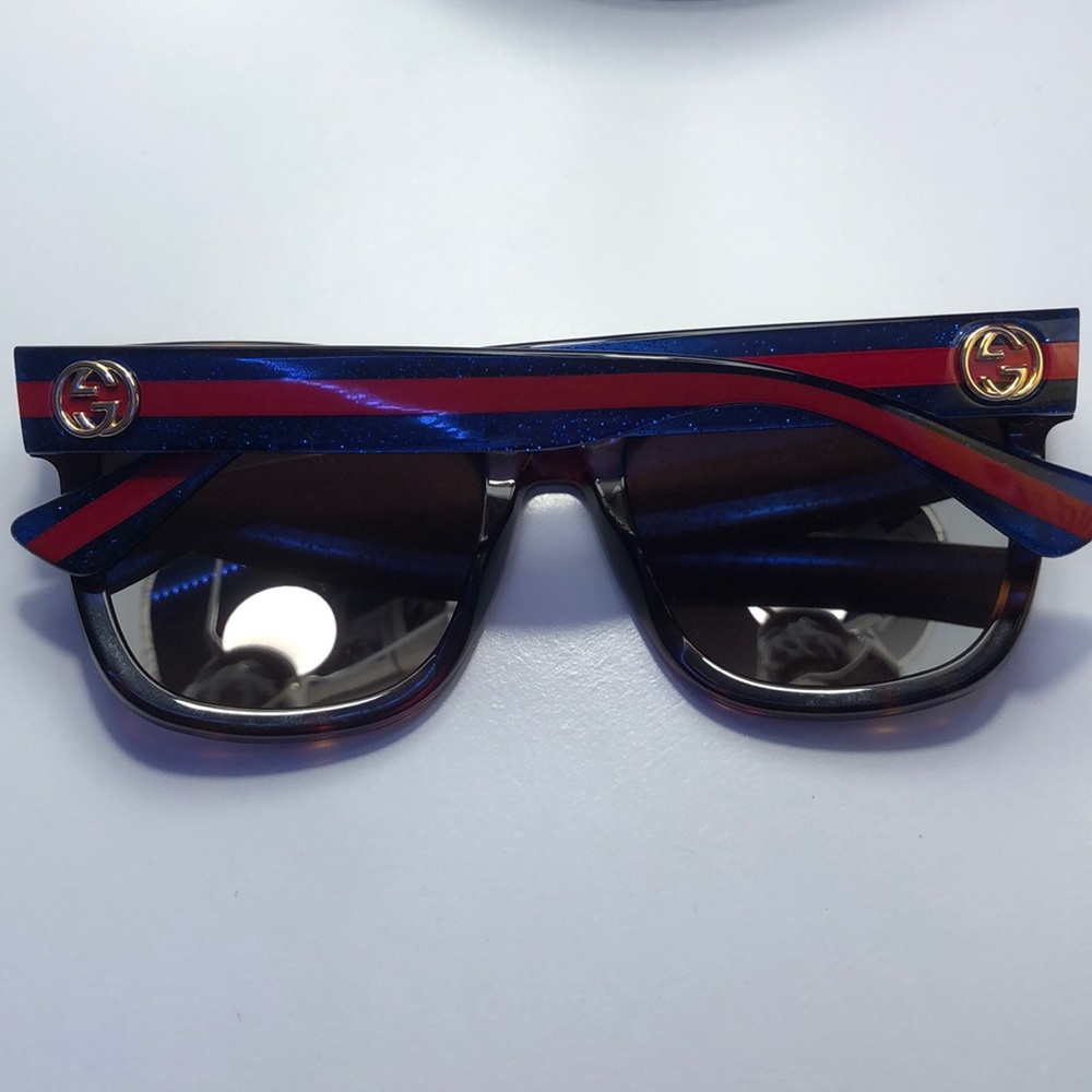 Authentic Gucci Brown Square Sunglasses